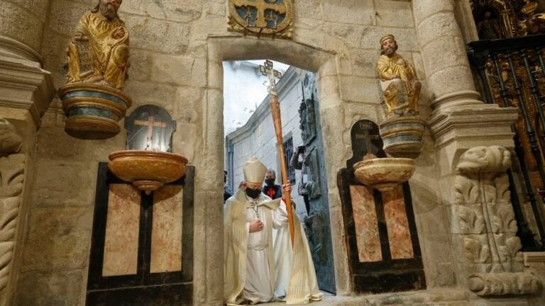 The Holy Door is open in Santiago!