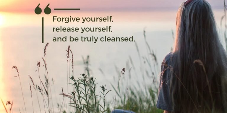 Forgiveness is not just for others!